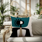 Keita Abstract Reversible Indoor/Outdoor Square Pillow