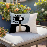 Keita Minimalist Lumbar Indoor/Outdoor Throw Pillow
