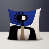Keita Abstract Reversible Indoor/Outdoor Square Pillow