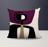 Keita Abstract Reversible Indoor/Outdoor Square Pillow