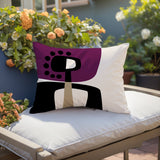 Keita Minimalist Lumbar Indoor/Outdoor Throw Pillow