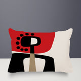 Keita Minimalist Lumbar Indoor/Outdoor Throw Pillow