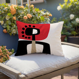 Keita Minimalist Lumbar Indoor/Outdoor Throw Pillow