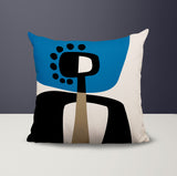Keita Abstract Reversible Indoor/Outdoor Square Pillow