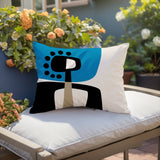 Keita Minimalist Lumbar Indoor/Outdoor Throw Pillow