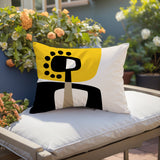 Keita Minimalist Lumbar Indoor/Outdoor Throw Pillow