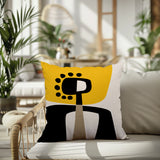 Keita Abstract Reversible Indoor/Outdoor Square Pillow