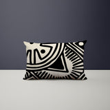 Kele Abstract Reversible Indoor/Outdoor Rectangular Pillow