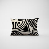 Kele Abstract Reversible Indoor/Outdoor Rectangular Pillow