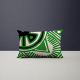 Kele Abstract Reversible Indoor/Outdoor Rectangular Pillow