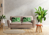 Kele Abstract Reversible Indoor/Outdoor Rectangular Pillow