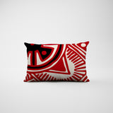 Kele Abstract Reversible Indoor/Outdoor Rectangular Pillow