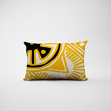 Kele Abstract Reversible Indoor/Outdoor Rectangular Pillow