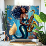 Kelly Shower Curtain in Black - view 2