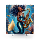 Kelly Shower Curtain in Black