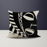 Kemi Abstract Reversible Indoor/Outdoor Square Pillow Cover