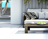Kemi Abstract Reversible Indoor/Outdoor Square Pillow Cover