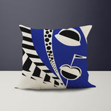Kemi Abstract Reversible Indoor/Outdoor Square Pillow Cover