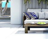 Kemi Abstract Reversible Indoor/Outdoor Square Pillow Cover