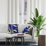 Kemi Abstract Reversible Indoor/Outdoor Square Pillow Cover