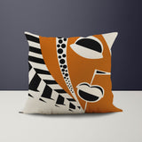 Kemi Abstract Reversible Indoor/Outdoor Square Pillow Cover