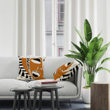 Kemi Abstract Reversible Indoor/Outdoor Square Pillow Cover