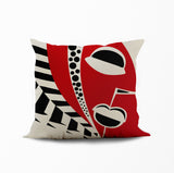 Kemi Abstract Reversible Indoor/Outdoor Square Pillow Cover