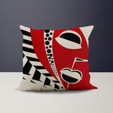 Kemi Abstract Reversible Indoor/Outdoor Square Pillow Cover