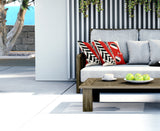 Kemi Abstract Reversible Indoor/Outdoor Square Pillow Cover