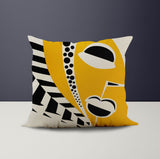 Kemi Abstract Reversible Indoor/Outdoor Square Pillow Cover