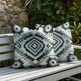 Kenai 2 Sets Indoor/Outdoor Reversible Square Pillow