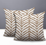 Kent Zebra Print Indoor/Outdoor Reversible Square Pillow