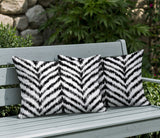 Kent Zebra Print Indoor/Outdoor Reversible Rectangular Pillow