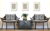Kent Zebra Print Indoor/Outdoor Reversible Rectangular Pillow