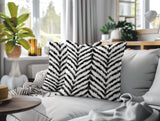 Kent Zebra Print Indoor/Outdoor Reversible Square Pillow