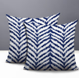 Kent Zebra Print Indoor/Outdoor Reversible Square Pillow