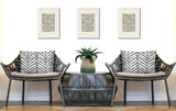 Kent Zebra Print Indoor/Outdoor Reversible Rectangular Pillow