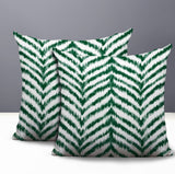 Kent Zebra Print Indoor/Outdoor Reversible Square Pillow