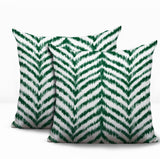 Kent Zebra Print Indoor/Outdoor Reversible Square Pillow