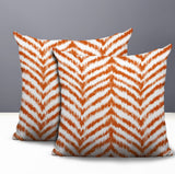 Kent Zebra Print Indoor/Outdoor Reversible Square Pillow
