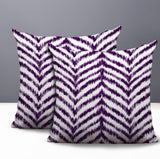 Kent Zebra Print Indoor/Outdoor Reversible Square Pillow