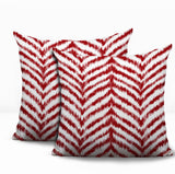 Kent Zebra Print Indoor/Outdoor Reversible Square Pillow