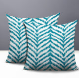 Kent Zebra Print Indoor/Outdoor Reversible Square Pillow