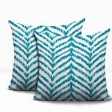 Kent Zebra Print Indoor/Outdoor Reversible Square Pillow