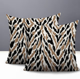 Kenzi Zebra Print Indoor/Outdoor Reversible Square Pillow