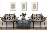 Kenzi Zebra Print Indoor/Outdoor Reversible Rectangular Pillow