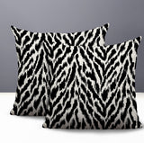 Kenzi Zebra Print Indoor/Outdoor Reversible Square Pillow