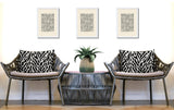 Kenzi Zebra Print Indoor/Outdoor Reversible Rectangular Pillow