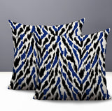 Kenzi Zebra Print Indoor/Outdoor Reversible Square Pillow