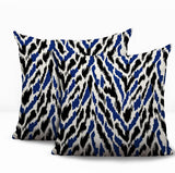 Kenzi Zebra Print Indoor/Outdoor Reversible Square Pillow